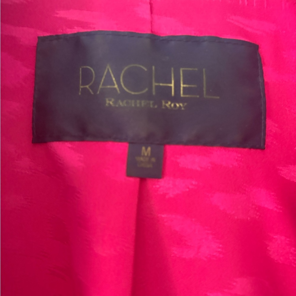 Rachel Roy Fuchsia Satin Blazer - Picture 3 of 3